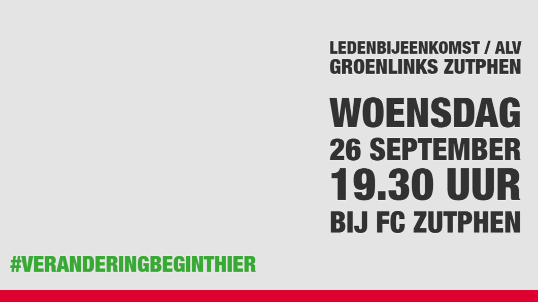 Ledenbijeenkomst / ALV Ledenbijeenkomst / ALV