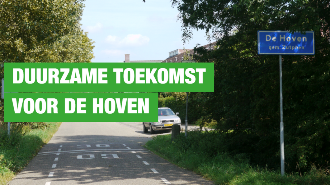 Duurzame toekomst voor de Hoven Duurzame toekomst voor de Hoven