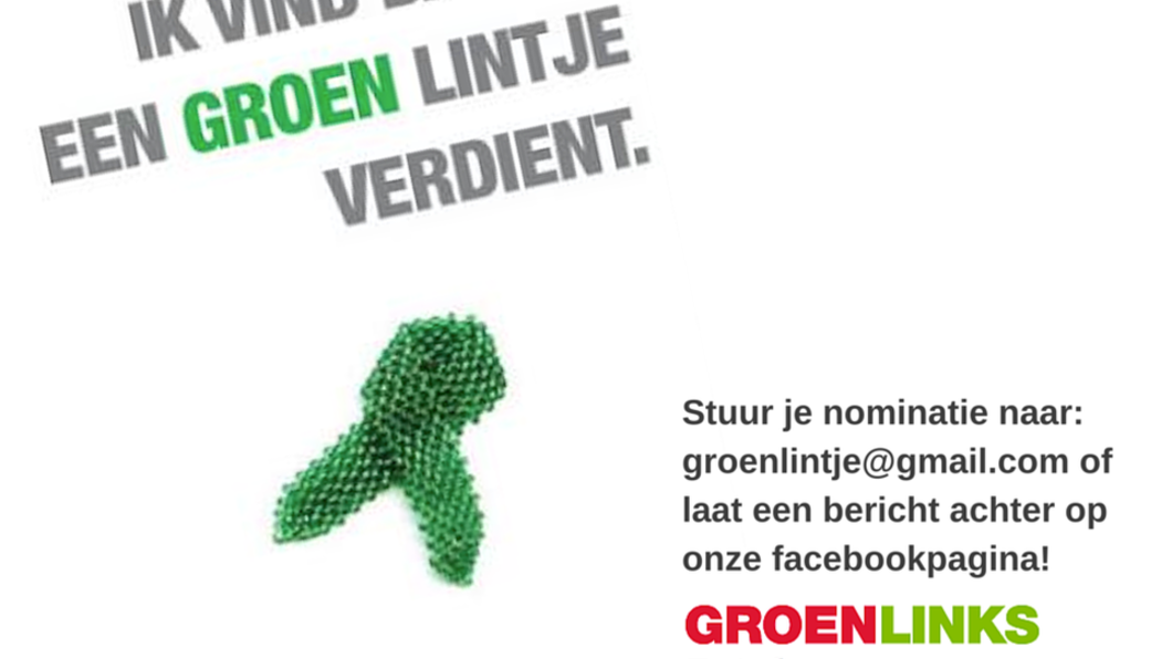 Wie verdient een Groen Lintje?