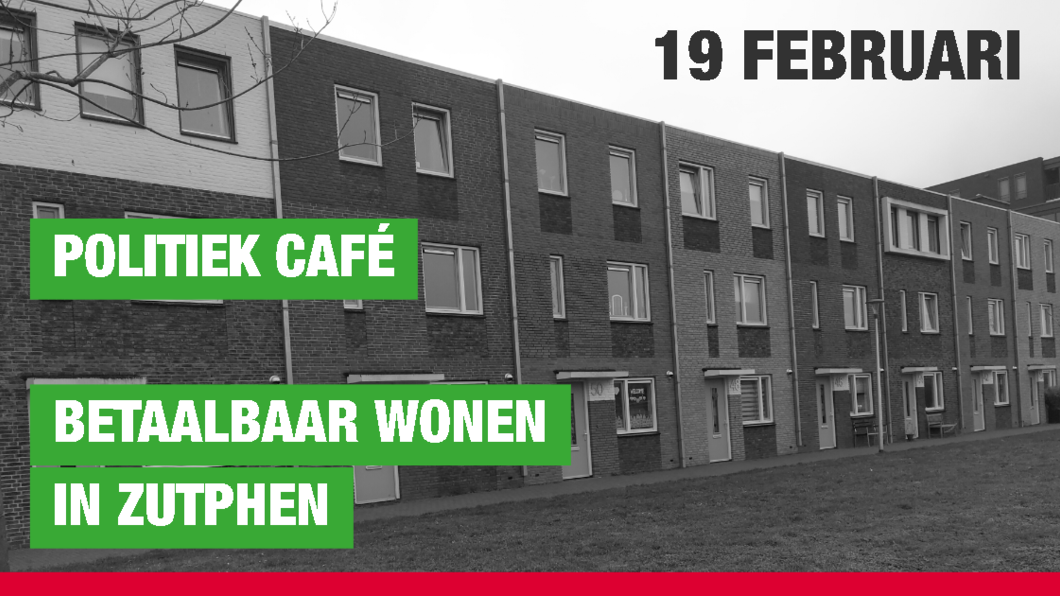 Politiek Café: Betaalbaar wonen