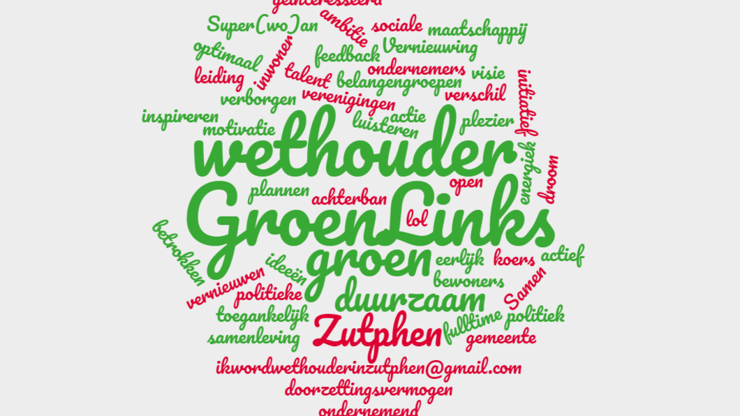 Vacature wethouder GroenLinks Zutphen