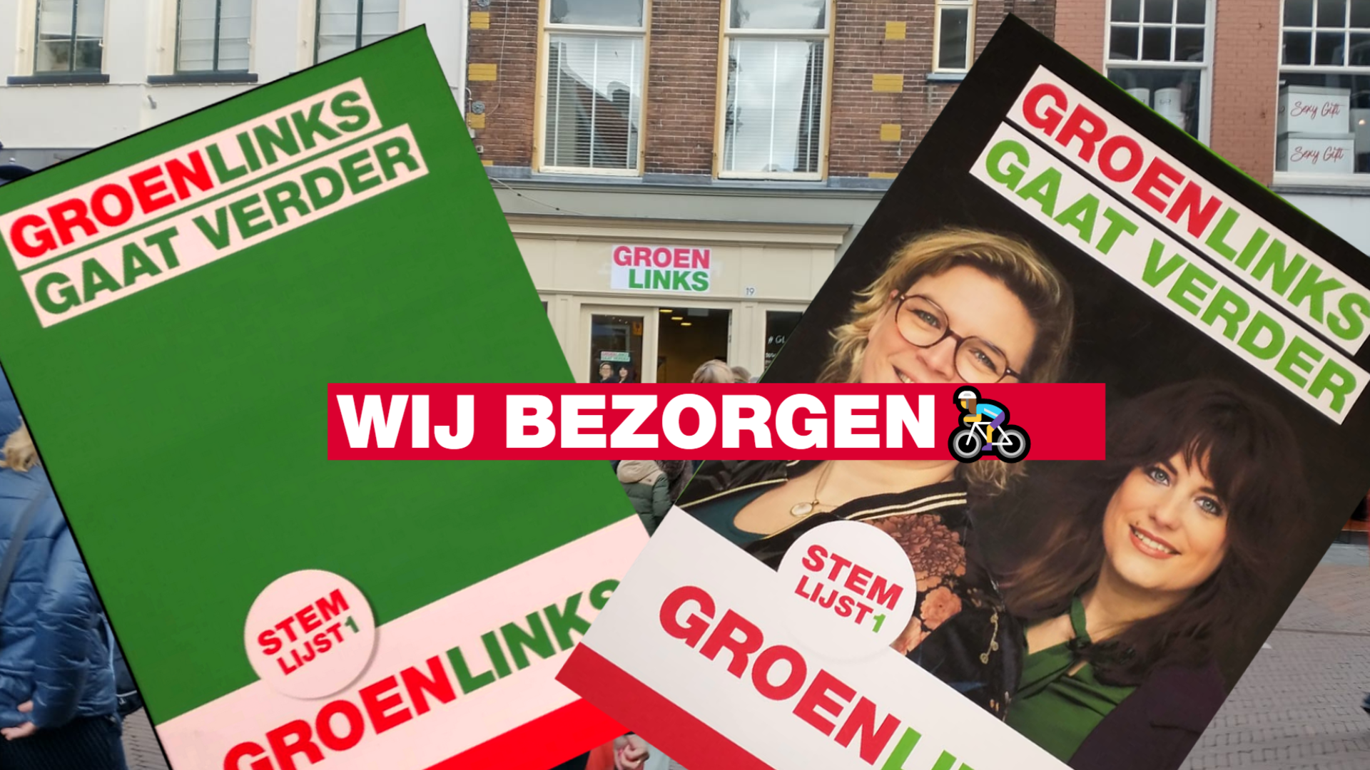 GroenLinks raamposters